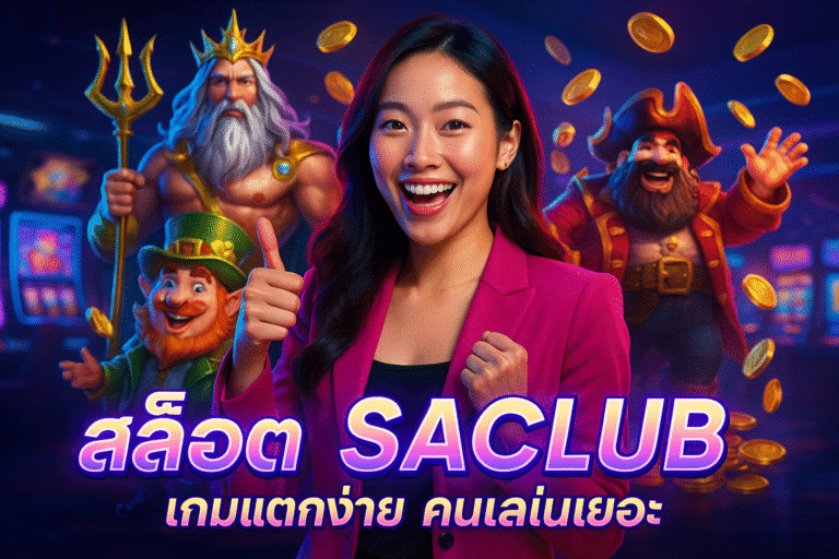 สล็อต SACLUB เกมแตกง่าย คนเล่นเยอะ