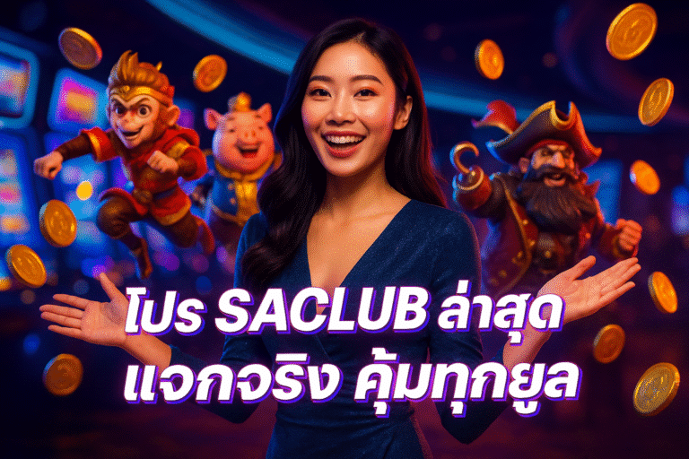 โปร SACLUB ล่าสุด แจกจริง คุ้มทุกยูส