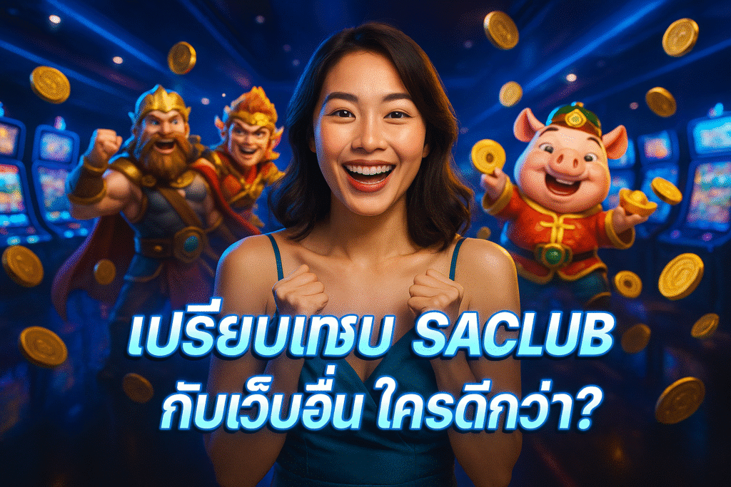 เปรียบเทียบ SACLUB กับเว็บอื่น ใครดีกว่า?