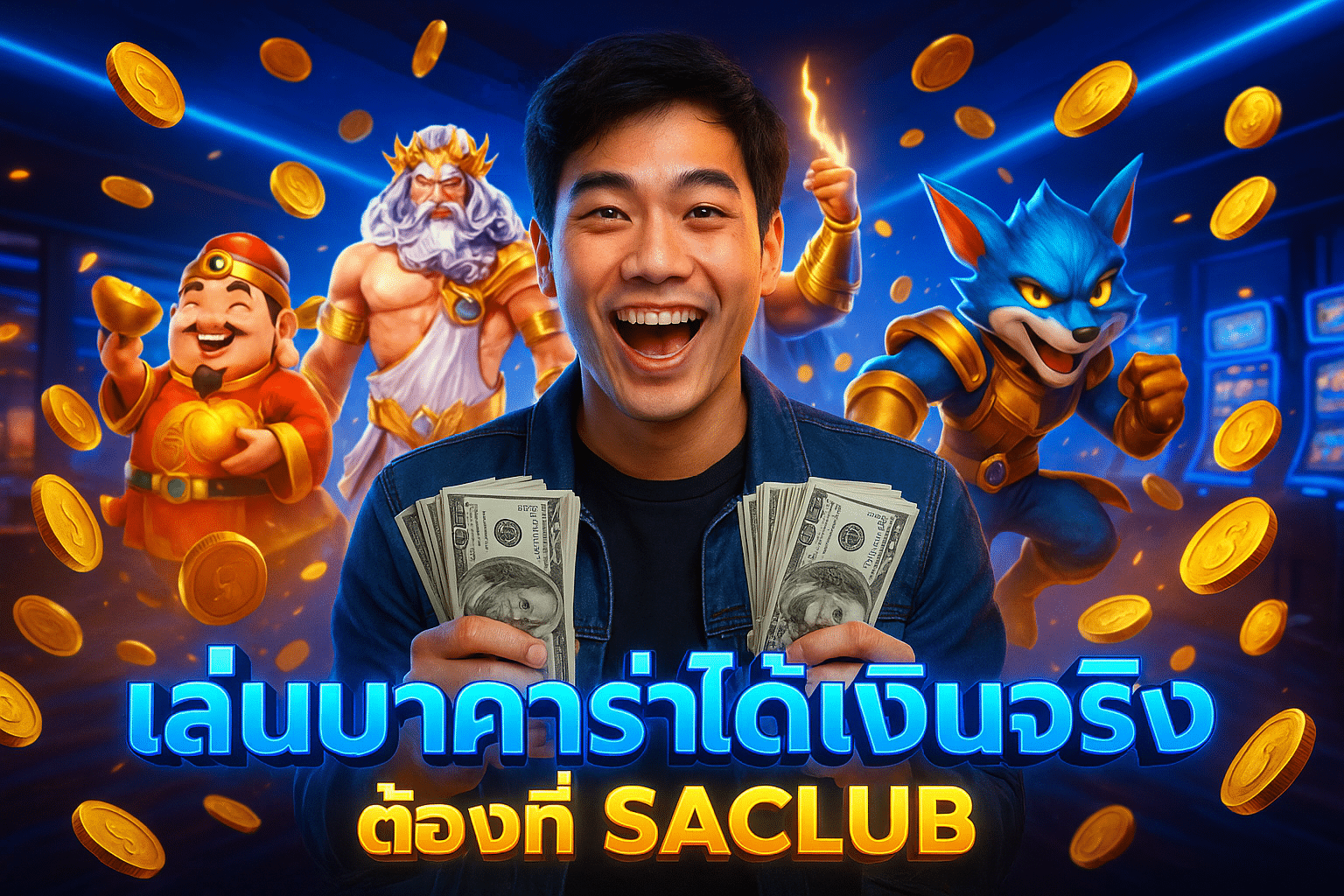 เล่นบาคาร่าได้เงินจริง ต้องที่ SACLUB