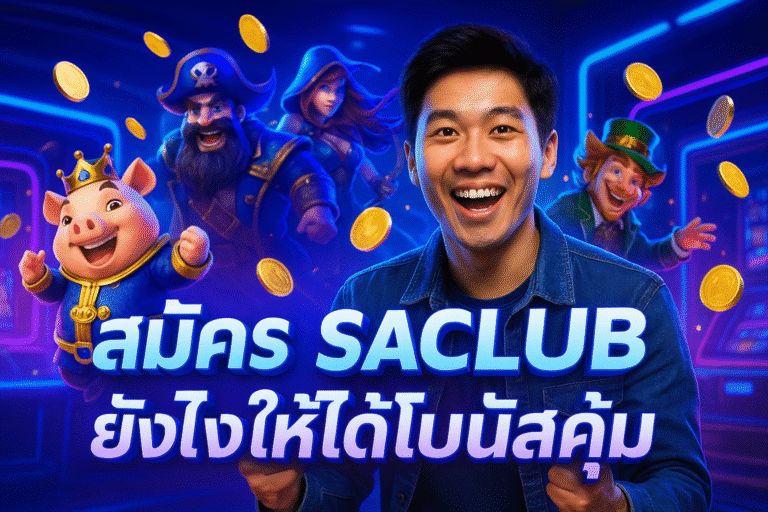 สมัคร SACLUB ยังไงให้ได้โบนัสคุ้ม