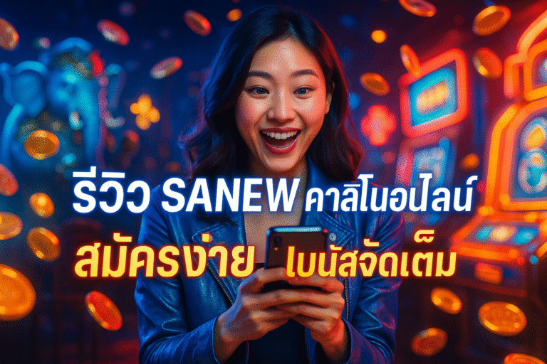 รีวิว SANEW คาสิโนออนไลน์ สมัครง่าย โบนัสจัดเต็ม