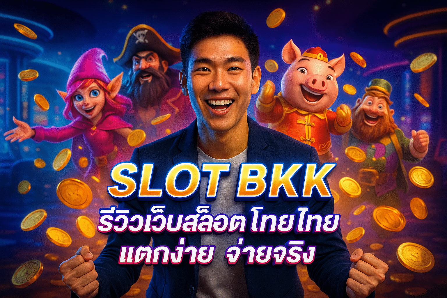SLOT BKK รีวิวเว็บสล็อตไทย แตกง่าย จ่ายจริง