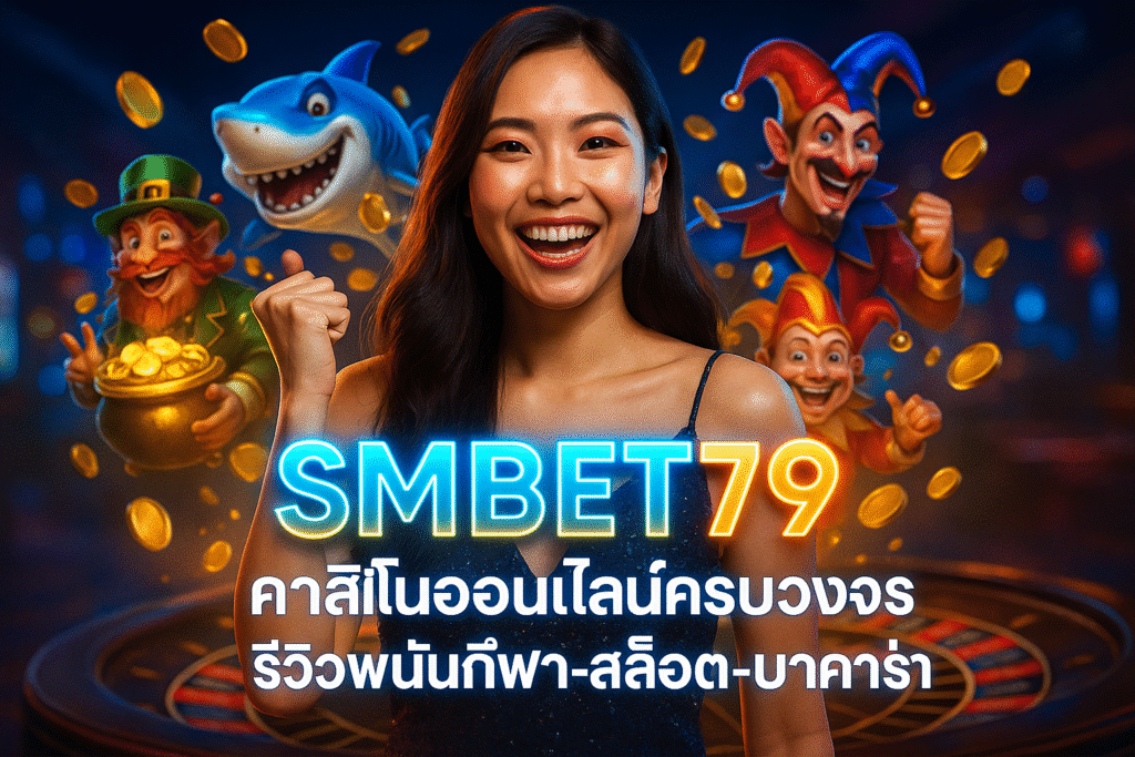 SMBET79 คาสิโนออนไลน์ครบวงจร รีวิวพนันกีฬา-สล็อต-บาคาร่า