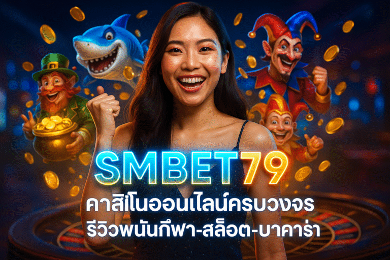 SMBET79 คาสิโนออนไลน์ครบวงจร รีวิวพนันกีฬา-สล็อต-บาคาร่า